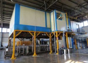 COMPACT POWDER COATING LINE FOR ALUMINIUM PROFILES BY TF