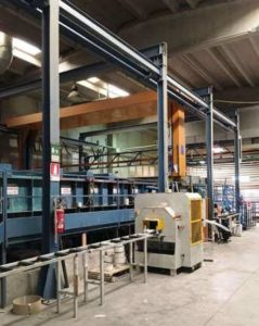 COMPACT POWDER COATING LINE FOR ALUMINIUM