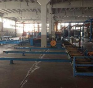 HORIZONTAL POWDER COATING LINE FOR ALUMINUM PROFILES